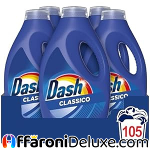 Dash Detersivo Liquido Lavatrice, 105 Lavaggi