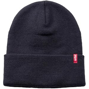 Levi's Slouchy Red Tab Beanie Berretto Unisex Adulto