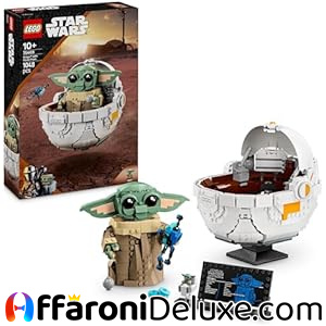 LEGO Star Wars 75403 Grogu e Carrozzina con Rana Sorgan