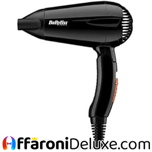 BaByliss 5344E Asciugacapelli da Viaggio 2000 W