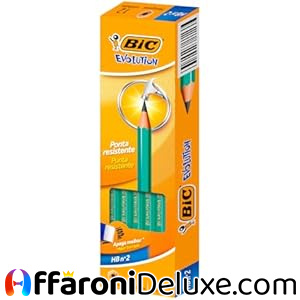 Bic Evolution, 12 Matite In Grafite
