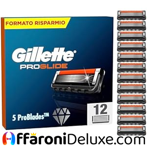Gillette ProGlide, 12 lamette di ricambio