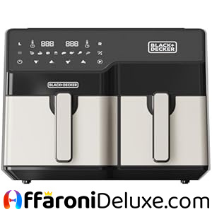 Black+Decker - Friggitrice ad Aria Doppia 2500W 9L