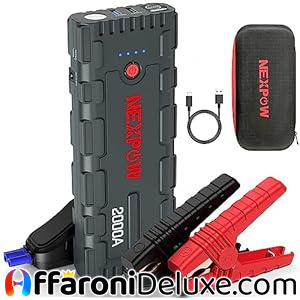 NEXPOW Avviatore Batteria Auto 2000A