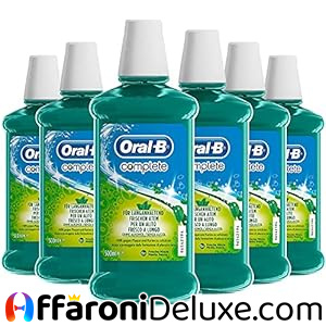 Oral-B, 6 Collutori Antibatterico Complete 500ml