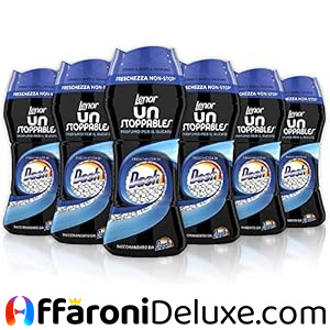 Lenor Unstoppables Perle Profumate Lavatrice, Confezione Da 6 (6 X 210 G)