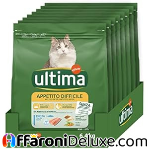 Ultima Crocchette per gatti, Confezione da 8 x 800g (Totale 6,4kg)