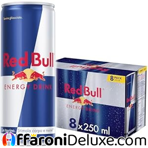 Red Bull Energy Drink, 250 ml (8 Lattine)