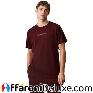 Calvin Klein Maglietta Maniche Corte Uomo Crew Neck Scollo Rotondo