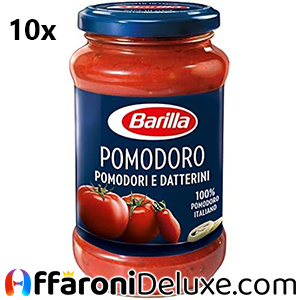 Barilla 10x Sugo al Pomodoro con Pomodori e Datterini, 400g