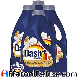Dash Power Detersivo Liquido Lavatrice, 92 Lavaggi (4x23), Freschezza Di Lenor