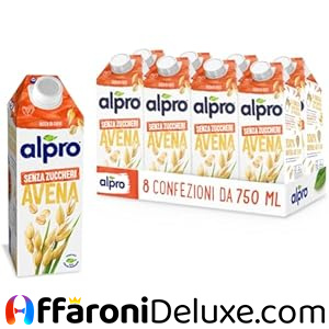 ALPRO SENZA ZUCCHERI, 8x Bevanda all'AVENA 750ml