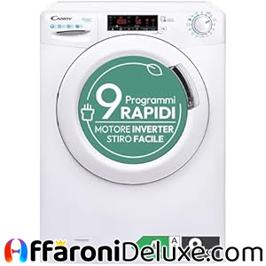 Candy Smart Lavatrice 9kg, Motore Inverter