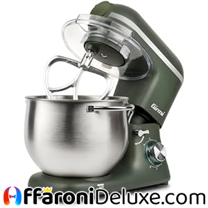 Girmi IM50 Gastronomo Plus Impastatrice Planetaria, 2200W Max, 8 Litri, 6 Velocità