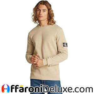 Calvin Klein Badge Waffle LS Tee Maglietta Uomo