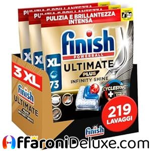 Finish Ultimate Plus Infinity Shine 219 pastiglie