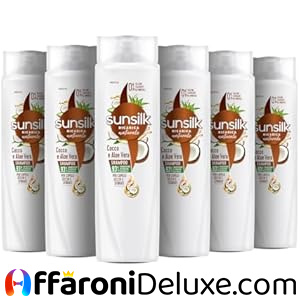 Sunsilk 6x Shampoo per Capelli Secchi e Sfibrati, 250ml