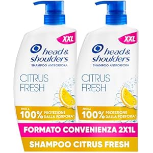 Head & Shoulders Shampoo Antiforfora Citrus Fresh 2x1000ML
