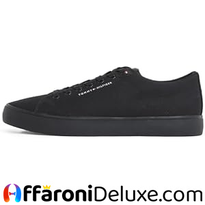 Tommy Hilfiger TH Hi Vulc Low Core Canvas Sneaker da Uomo
