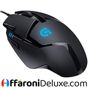 Logitech G402 Hyperion Fury Mouse Gaming, 4.000 Dpi