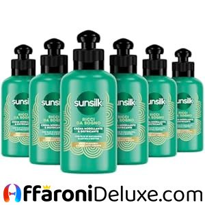 Sunsilk Ricci da Sogno, Crema Districante per Capelli Ricci 6 Pezzi da 200ml
