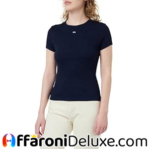 Tommy Jeans Maglietta a Maniche Corte Donna