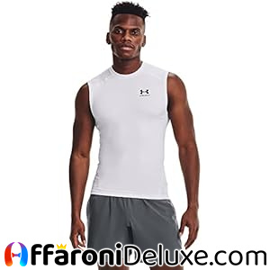Under Armour HeatGear Compression Sleeveless Maglietta Senza Maniche Uomo