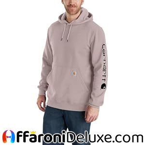 Carhartt Loose Fit Midweight Logo Sleeve Graphic Sweatshirt, Felpa con Cappuccio Uomo
