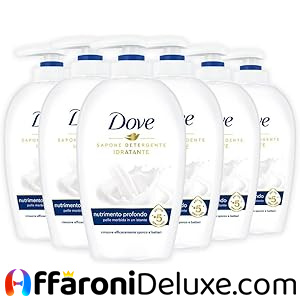 Dove, Sapone Liquido Mani 6 pezzi da 250ml