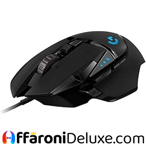 Logitech G502 HERO Mouse Gaming Prestazioni Elevate