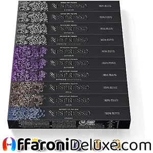 Nespresso Originali Selezione Intense con Caffè Decaffeinato da 100 Capsule Nespresso