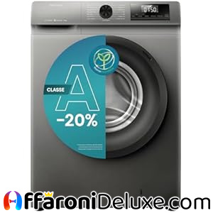 Hisense WF1Q8041BT Lavatrice a Carica Frontale 8 Kg, 1400 rpm, Classe energetica A