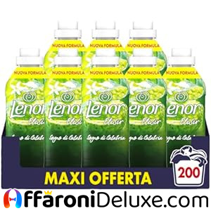 Lenor Elisir Ammorbidente Lavatrice Concentrato, 200 Lavaggi (8X25)