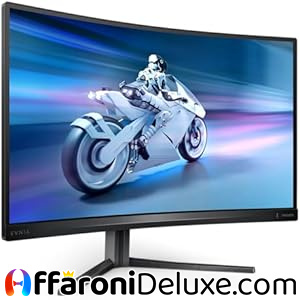 PHILIPS Evnia 27M2C5500W Monitor da gioco curvo QHD da 27 pollici, 240 Hz