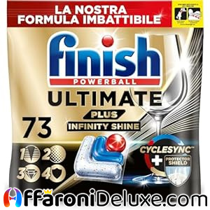 Finish Ultimate PLUS Infinity Shine 73 Pastiglie Lavastoviglie