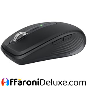 Logitech MX Anywhere 3S, Mouse Wireless Compatto
