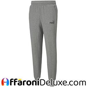 PUMA Essentials+ Pantaloni con Logo in Pile Uomo
