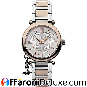 Vivienne Westwood Orologio da Donna con Cinturino in Acciaio Inossidabile