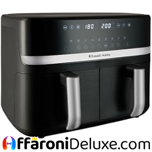 Russell Hobbs Friggitrice ad Aria Doppio cestello 9L