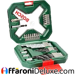 Bosch X-Line Set da 34 Pezzi di punte e bit avvitamento in titanio