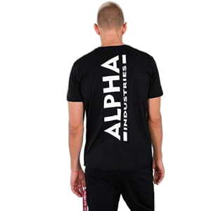 ALPHA INDUSTRIES Backprint T Maglietta da Uomo