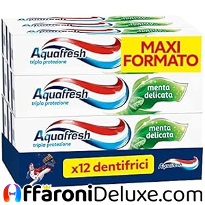 Aquafresh 12x Dentifricio Tripla Protezione
