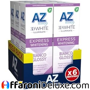 AZ Ricerca 6x Dentifricio 3D White Illuminate Express Whitening