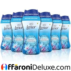Lenor Profumatore Bucato Perle Profumate Lavatrice 6 x 195g