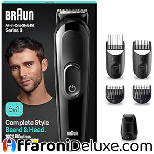Braun Rasoio Elettrico Barba e Capelli