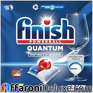 Finish Quantum Infinity Shine Pastiglie Lavastoviglie, 83 Capsule