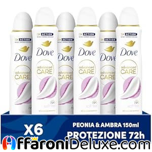 Dove Advanced Care Soft Feel Deodorante Spray 6x 150ml