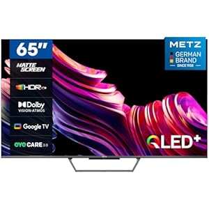 Metz Smart TV MQE7600Z, 65", QLED, 4K, UHD, HDR 10+, Google TV