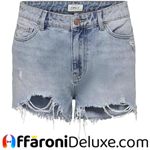 ONLY Onlpacy HW DNM Pantaloncini da Donna