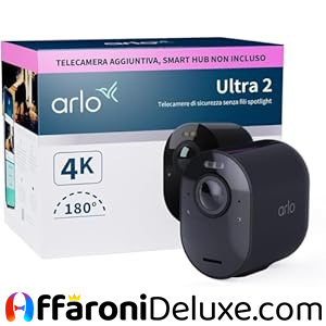 Arlo Ultra 2 Telecamera WiFi Esterno Senza Fili